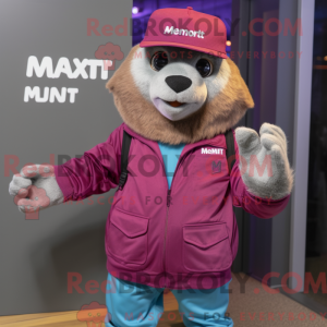 Magenta Marmot mascot...