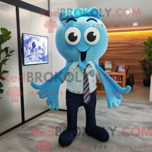 Postava maskota Sky Blue...