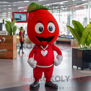 Red Cherry maskot kostume...