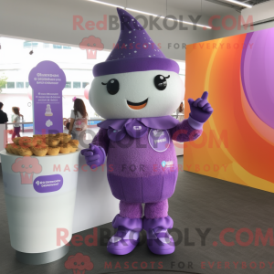 Postava maskota Purple Ice...