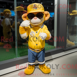 Yellow Monkey mascot...