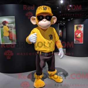 Yellow Monkey mascot...
