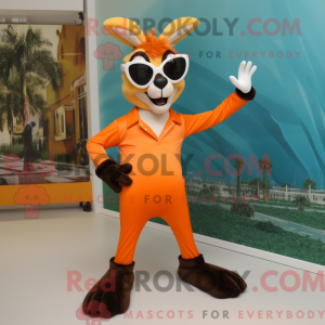 Postava maskota Orange...