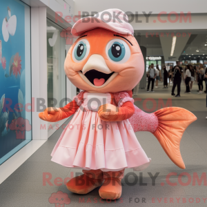 Figura de máscara de salmão...