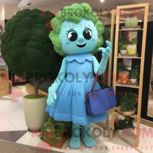 Postava maskota Sky Blue...