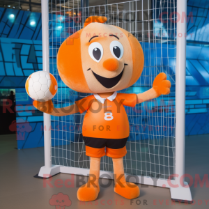 Orange Volleyball Nett...