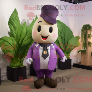 Lavender Radish mascot...
