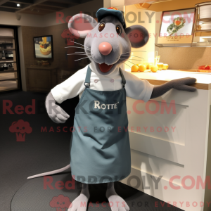 Personaggio mascotte grigio...
