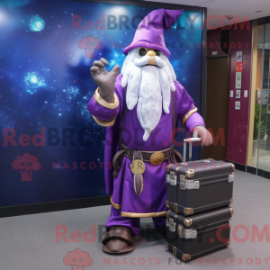 Purple Wizard mascot...