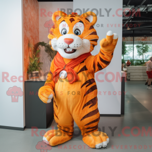 Figura de máscara de tigre...