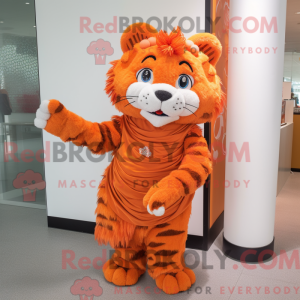 Figura de máscara de tigre...