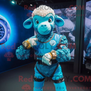 Postava maskota Cyan Ram...