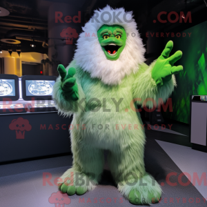 Forest Green Yeti mascot...