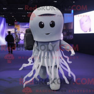 Gray Jellyfish mascot...