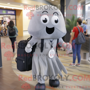 Gray Jellyfish mascot...