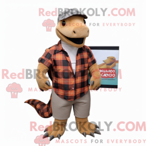 Rust Komodo Dragon mascot...