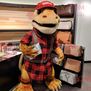Rust Komodo Dragon maskot...