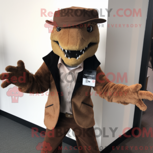 Brown Deinonychus mascot...