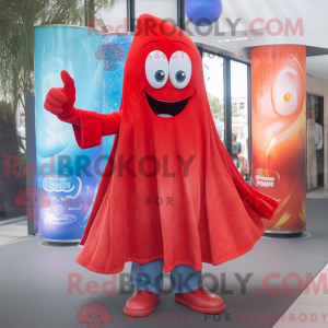 Red Ghost maskot kostume...