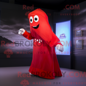 Red Ghost-mascottekostuum...