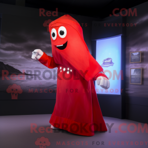 Red Ghost maskot kostume...