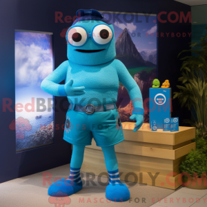 Disfraz de mascota Cyan...