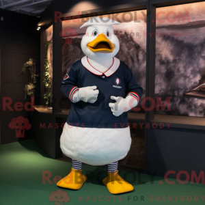Uma máscara de pato...