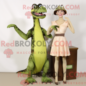 Olive Deinonychus mascot...