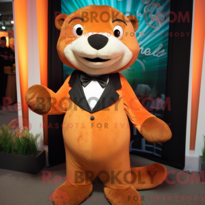 Oranje Otter mascotte...