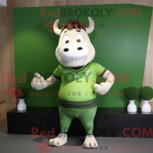 Olive Bull-maskotdraktfigur...