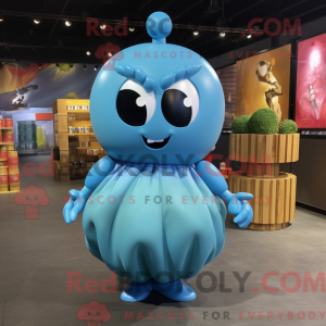 Sky Blue Grenade mascot...