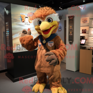 Rust Bald Eagle mascot...