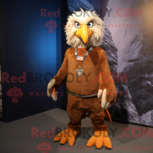 Rust Bald Eagle mascot...