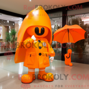 Orange Army Soldier maskot...