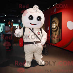 Personaggio mascotte bianco...
