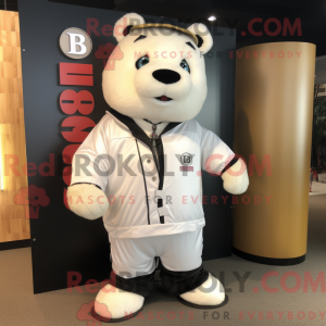 White Dim Sum mascot...