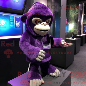 Postava maskota Purple...