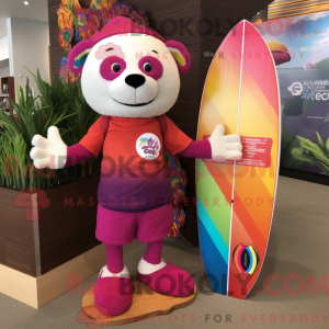 Magenta Rainbow mascot...