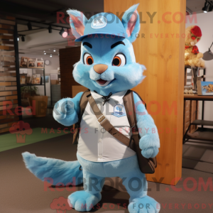 Postava maskota Sky Blue...