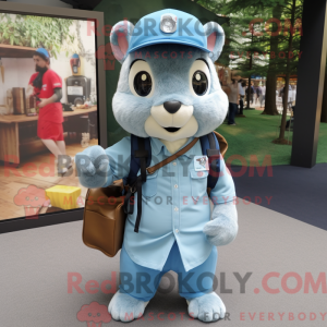 Postava maskota Sky Blue...
