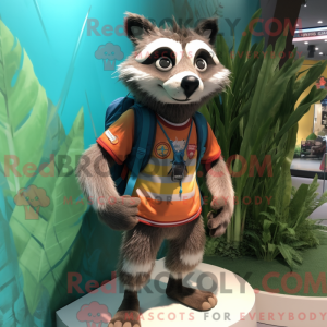 Waschbär-Maskottchen-Kostüm...