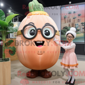 Peach Turnip maskot kostume...