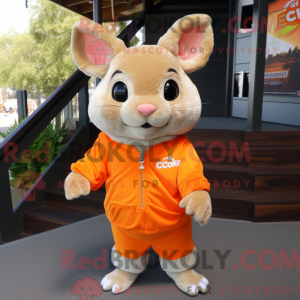 Orange Chinchilla mascot...