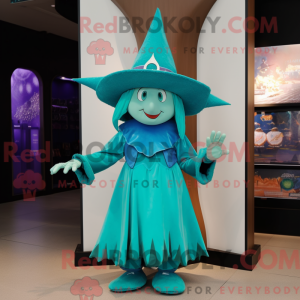 Turquoise Witch mascot...