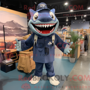 Navy Megalodon maskot...