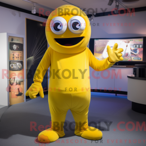 Yellow Cyclops mascot...