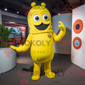 Yellow Cyclops mascot...