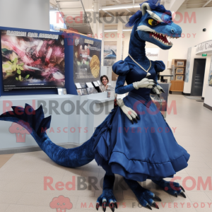 Navy Deinonychus mascot...