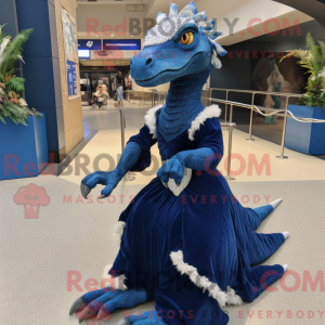 Navy Deinonychus mascot...