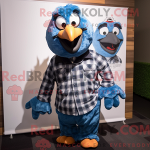 Blue Crow-mascottekostuum...